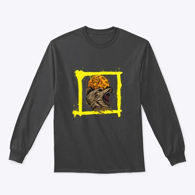 Wolf Full Moon Long Sleeve Tees men’s 